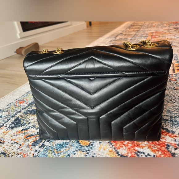 Saint Laurent Medium Loulou Matelassé Leather Shoulder Bag AUTHENTIC - Picture 4 of 16